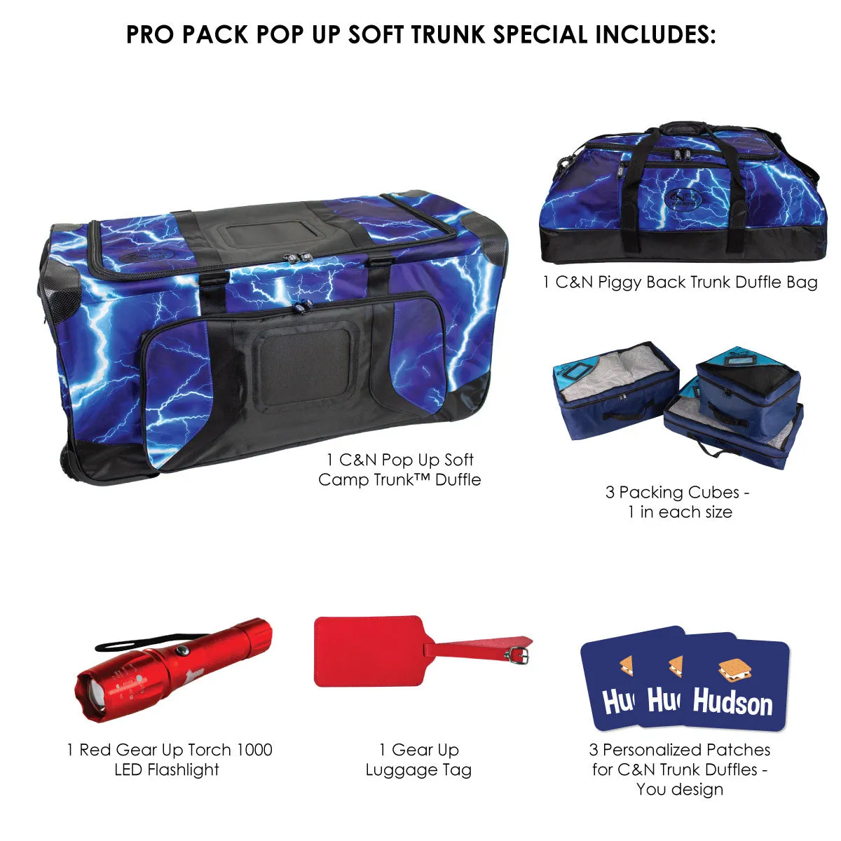 Pro Pack Pop Up Soft Camp Trunk™ Duffle - $85  in Free Accessories!