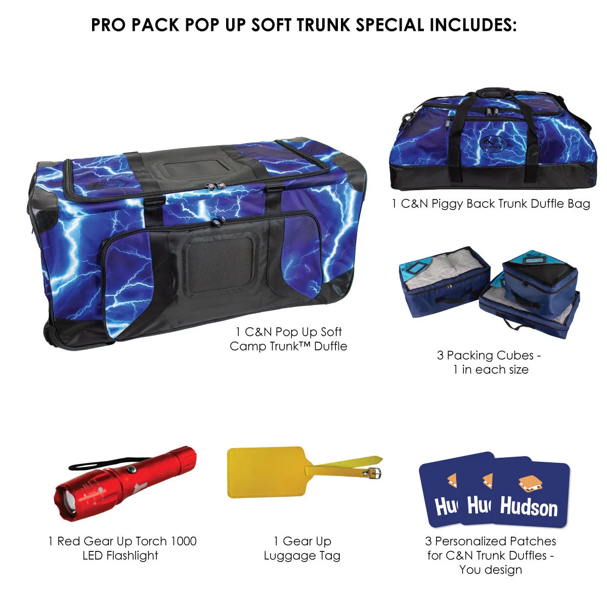Pro Pack Pop Up Soft Camp Trunk™ Duffle - $85  in Free Accessories!