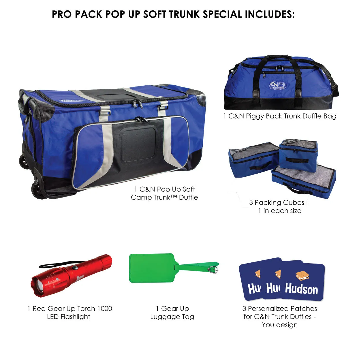 Pro Pack Pop Up Soft Camp Trunk™ Duffle - $85  in Free Accessories!