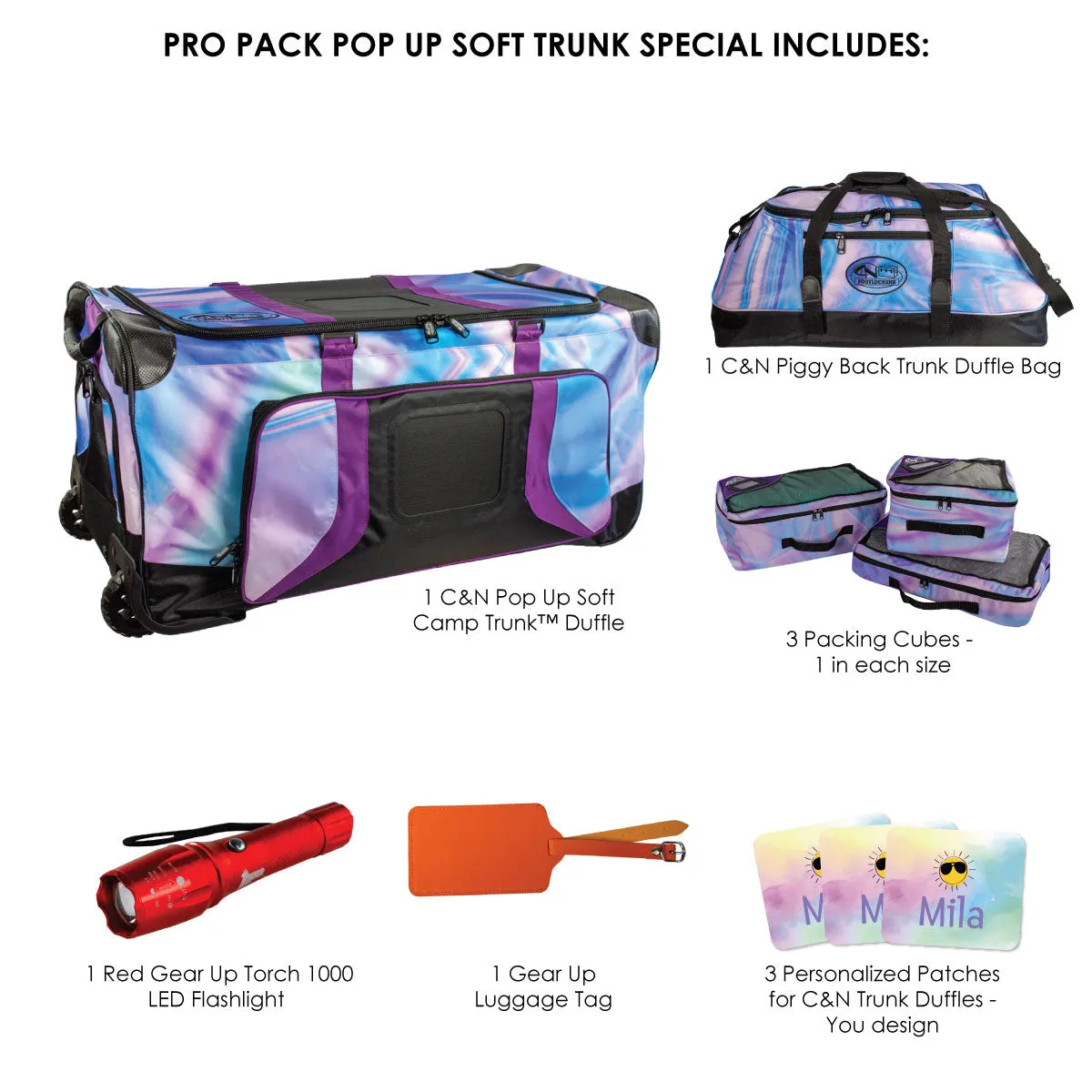 Pro Pack Pop Up Soft Camp Trunk™ Duffle - $85  in Free Accessories!