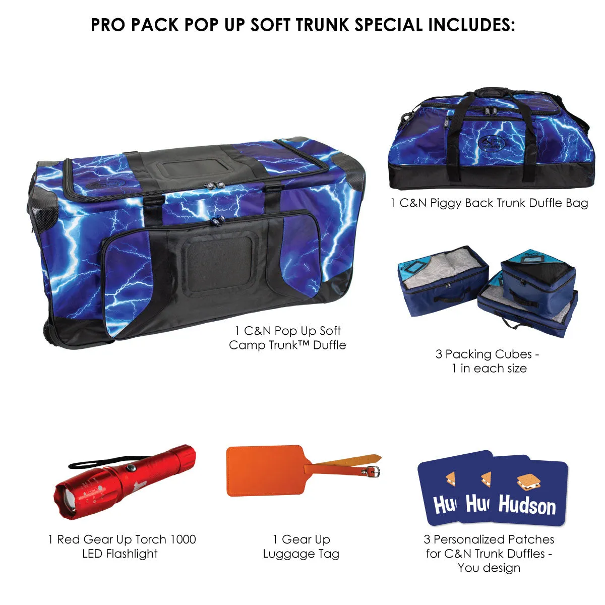 Pro Pack Pop Up Soft Camp Trunk™ Duffle - $85  in Free Accessories!