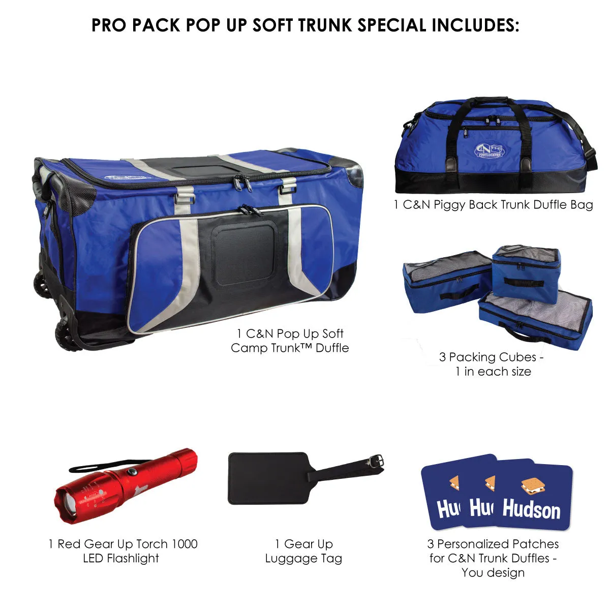 Pro Pack Pop Up Soft Camp Trunk™ Duffle - $85  in Free Accessories!