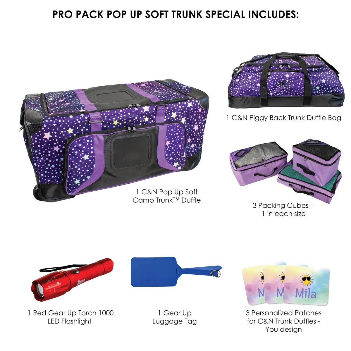 Pro Pack Pop Up Soft Camp Trunk™ Duffle - $85  in Free Accessories!