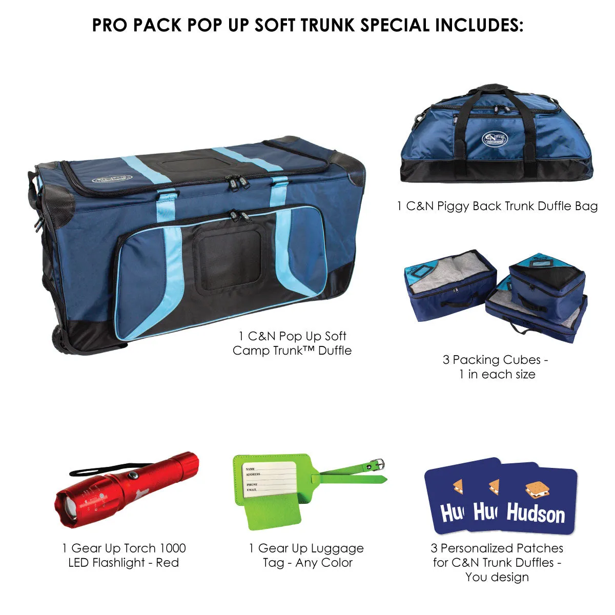 Pro Pack Pop Up Soft Camp Trunk™ Duffle - $85  in Free Accessories!