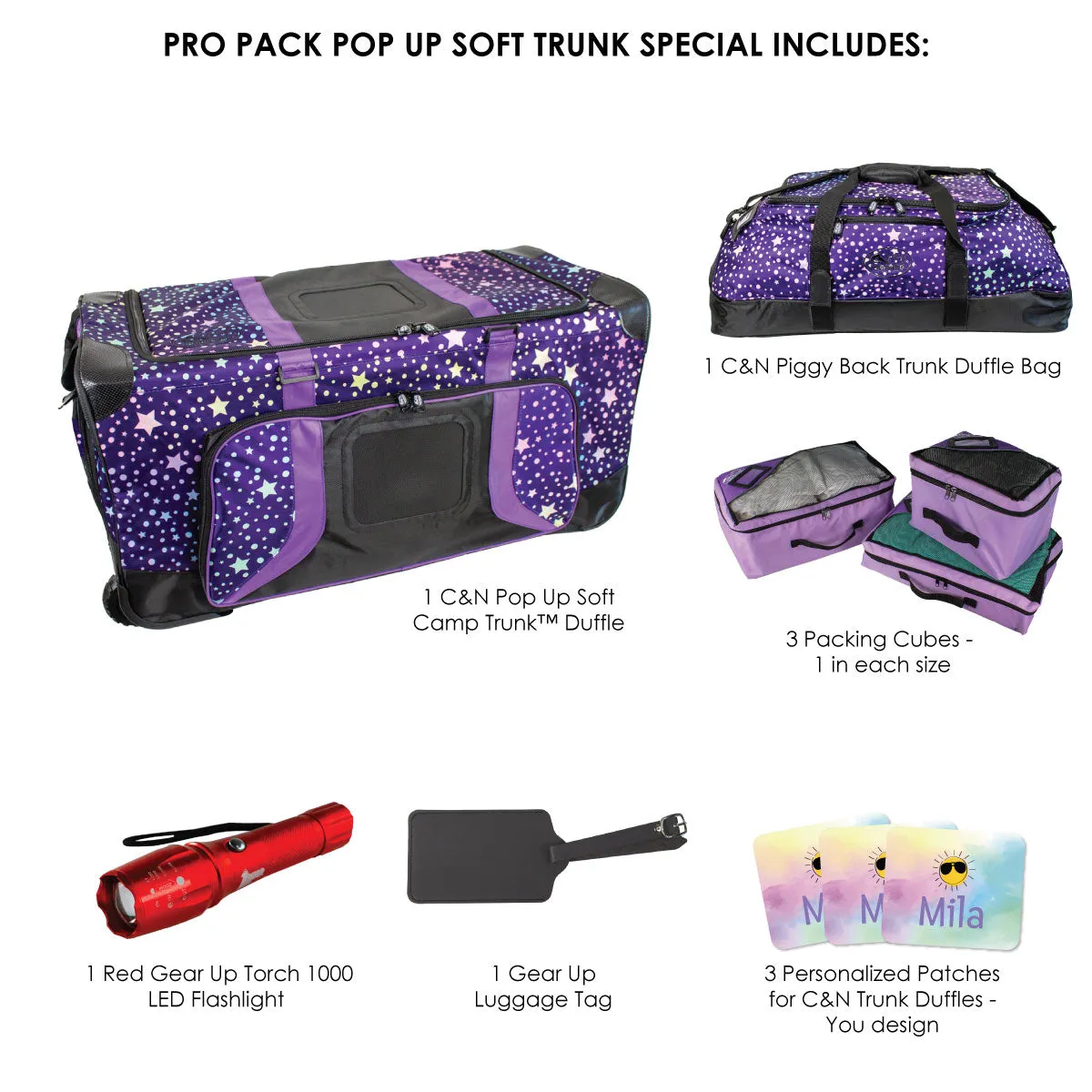 Pro Pack Pop Up Soft Camp Trunk™ Duffle - $85  in Free Accessories!