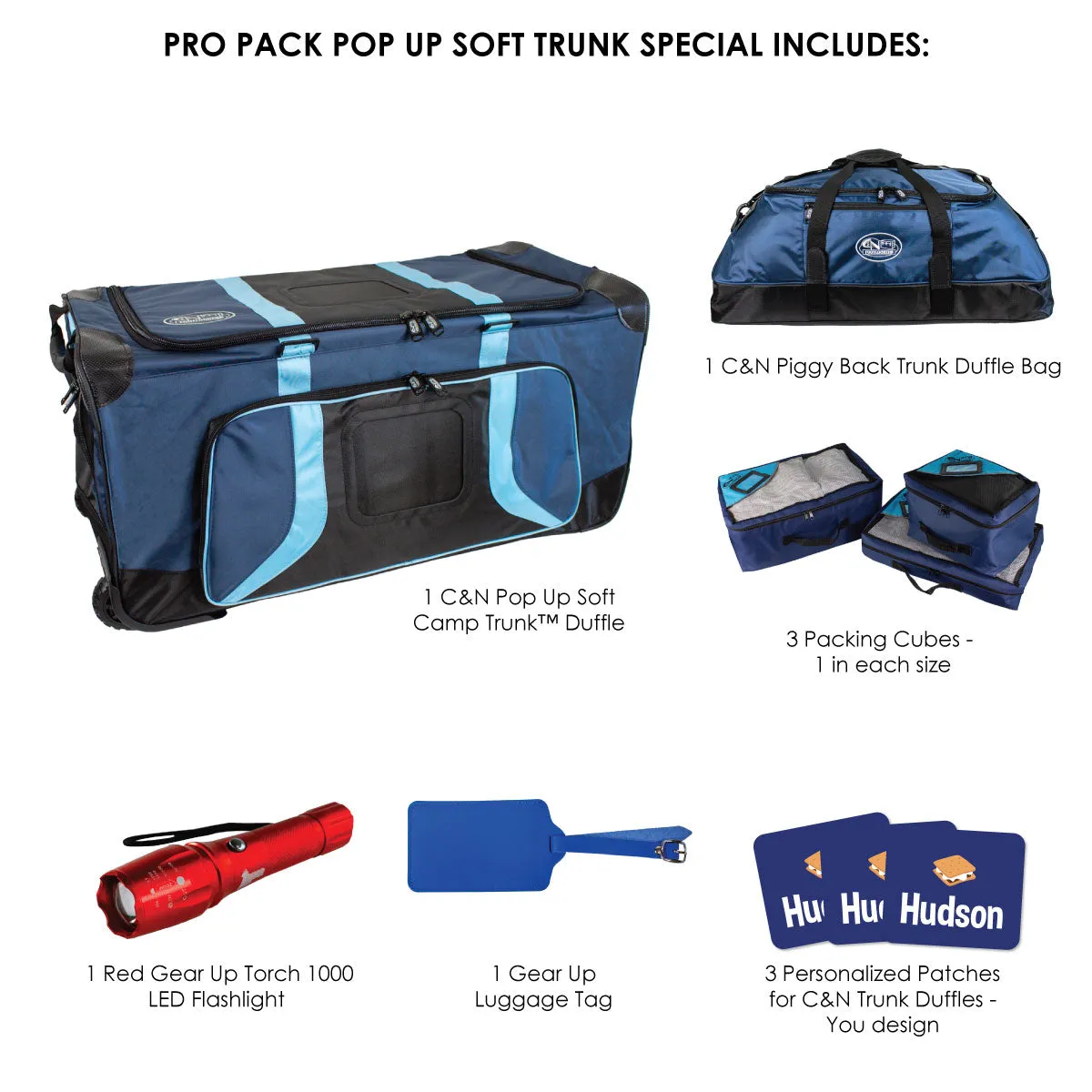 Pro Pack Pop Up Soft Camp Trunk™ Duffle - $85  in Free Accessories!