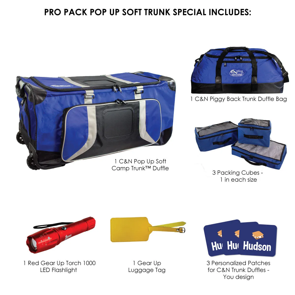 Pro Pack Pop Up Soft Camp Trunk™ Duffle - $85  in Free Accessories!