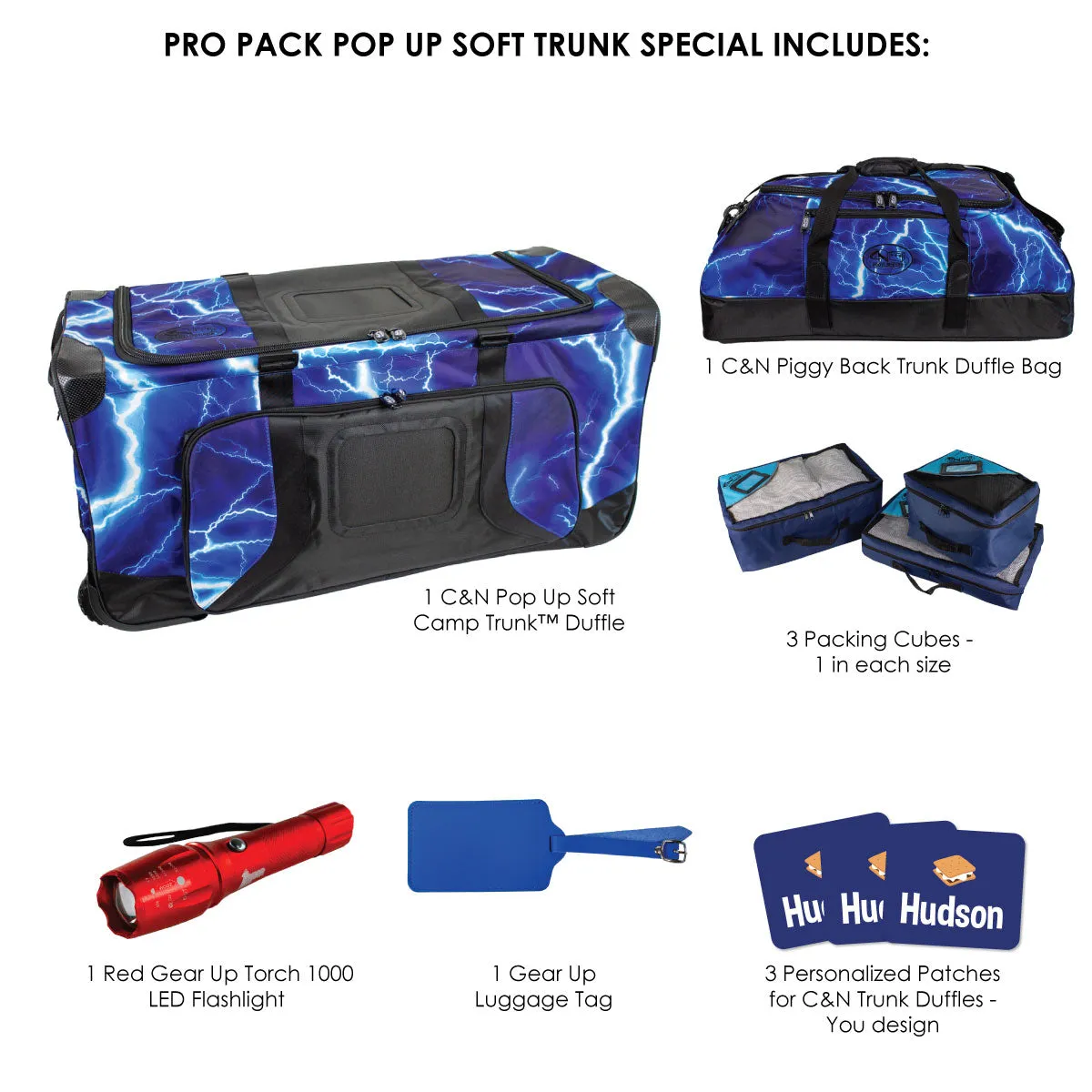 Pro Pack Pop Up Soft Camp Trunk™ Duffle - $85  in Free Accessories!