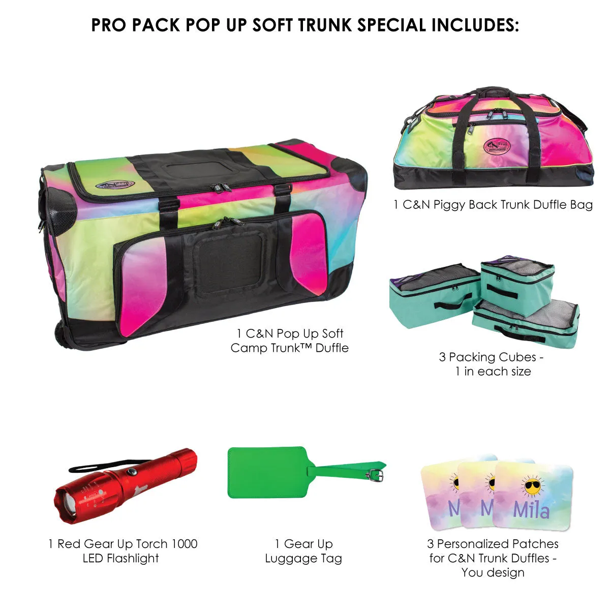 Pro Pack Pop Up Soft Camp Trunk™ Duffle - $85  in Free Accessories!