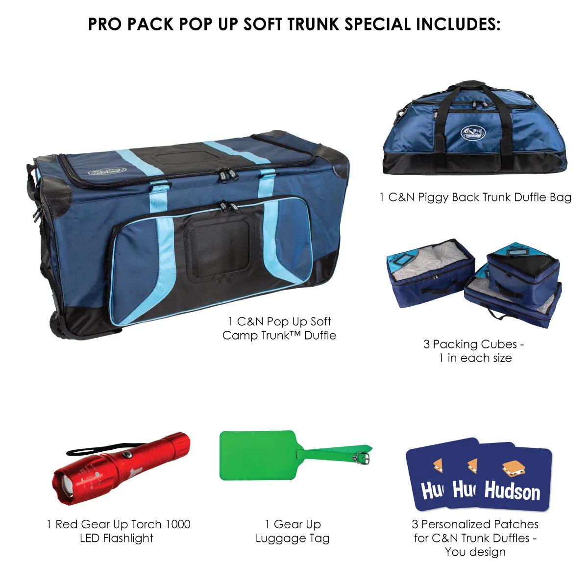 Pro Pack Pop Up Soft Camp Trunk™ Duffle - $85  in Free Accessories!