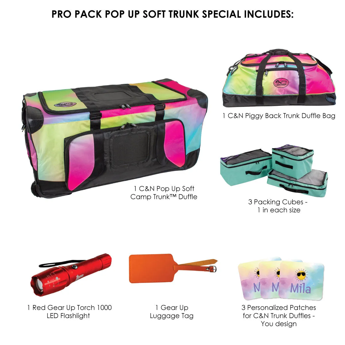 Pro Pack Pop Up Soft Camp Trunk™ Duffle - $85  in Free Accessories!