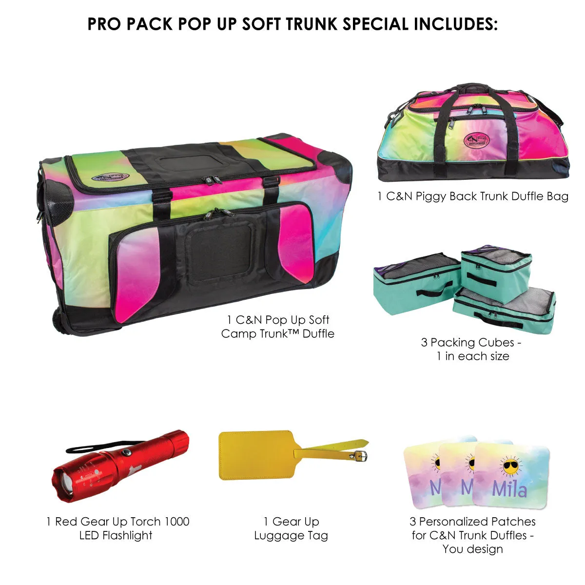 Pro Pack Pop Up Soft Camp Trunk™ Duffle - $85  in Free Accessories!