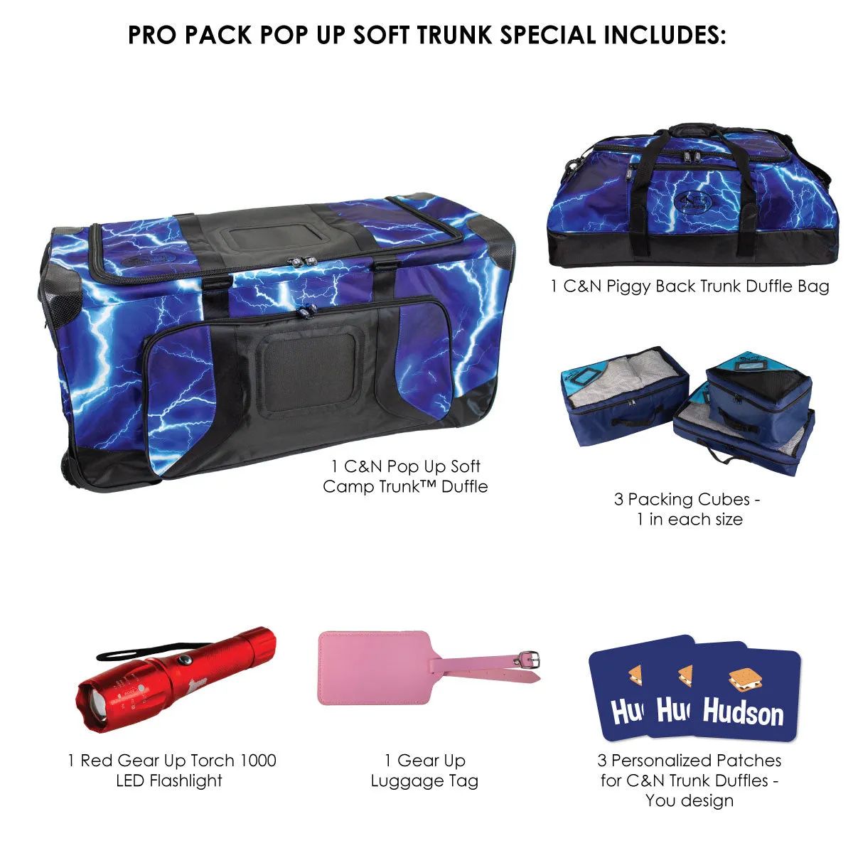 Pro Pack Pop Up Soft Camp Trunk™ Duffle - $85  in Free Accessories!