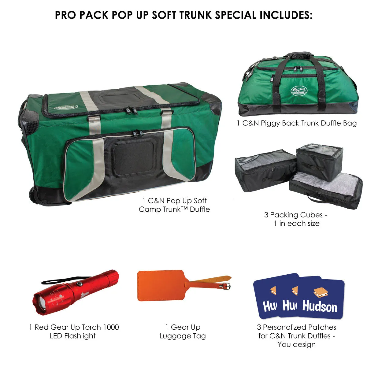 Pro Pack Pop Up Soft Camp Trunk™ Duffle - $85  in Free Accessories!