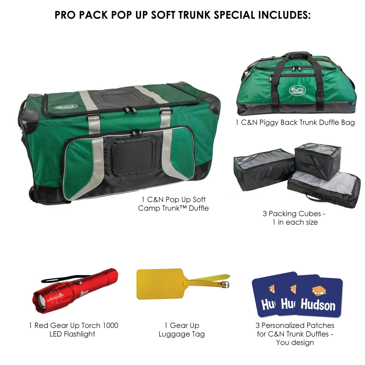 Pro Pack Pop Up Soft Camp Trunk™ Duffle - $85  in Free Accessories!