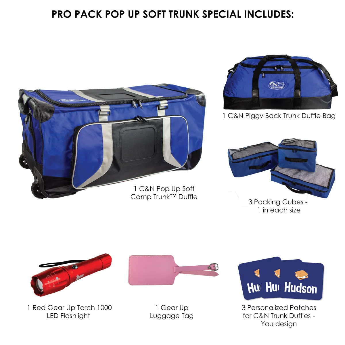 Pro Pack Pop Up Soft Camp Trunk™ Duffle - $85  in Free Accessories!