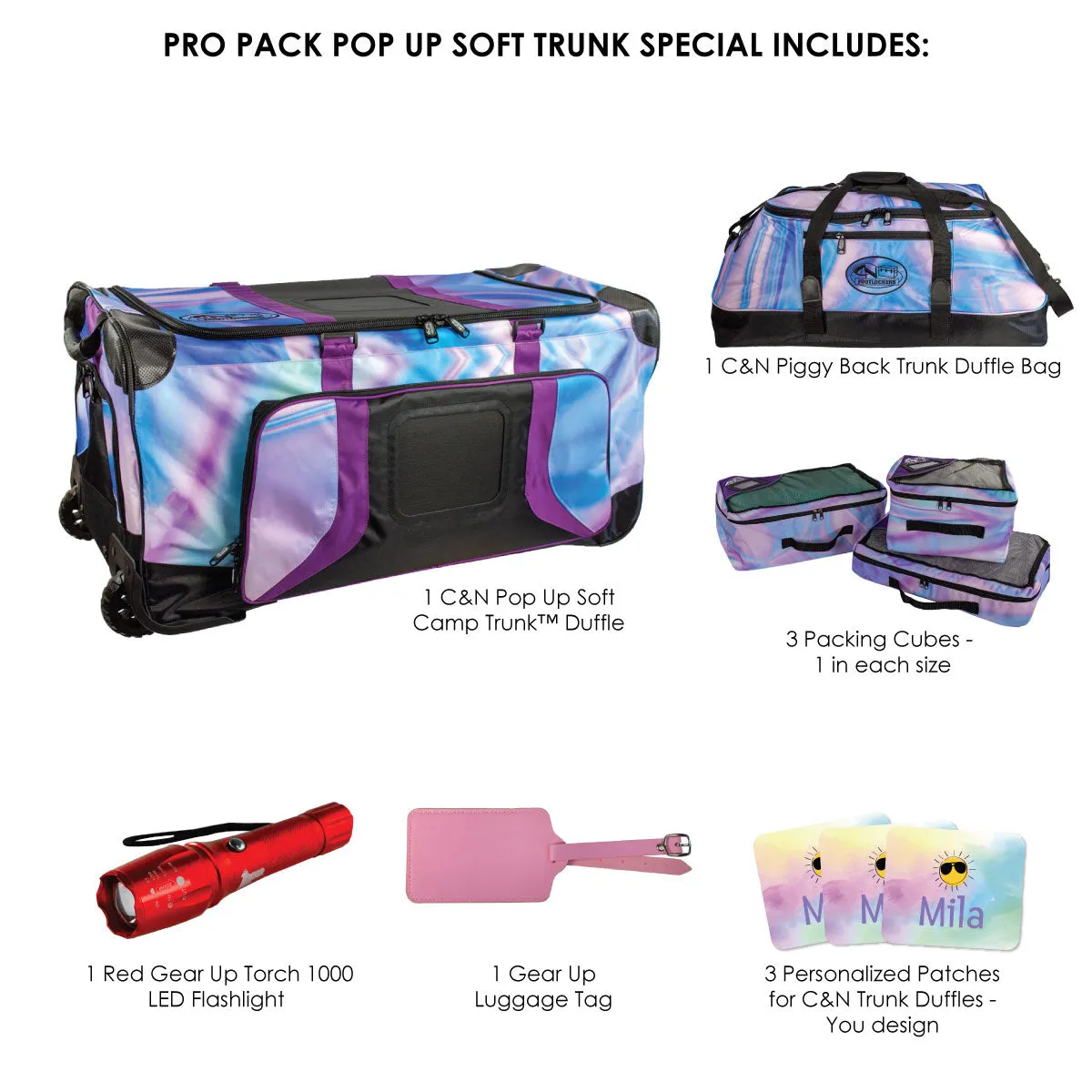 Pro Pack Pop Up Soft Camp Trunk™ Duffle - $85  in Free Accessories!
