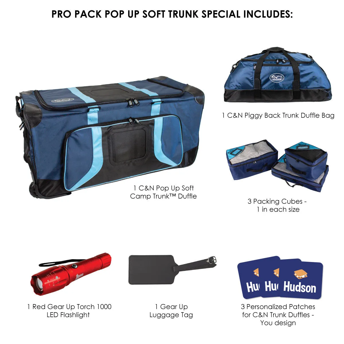 Pro Pack Pop Up Soft Camp Trunk™ Duffle - $85  in Free Accessories!