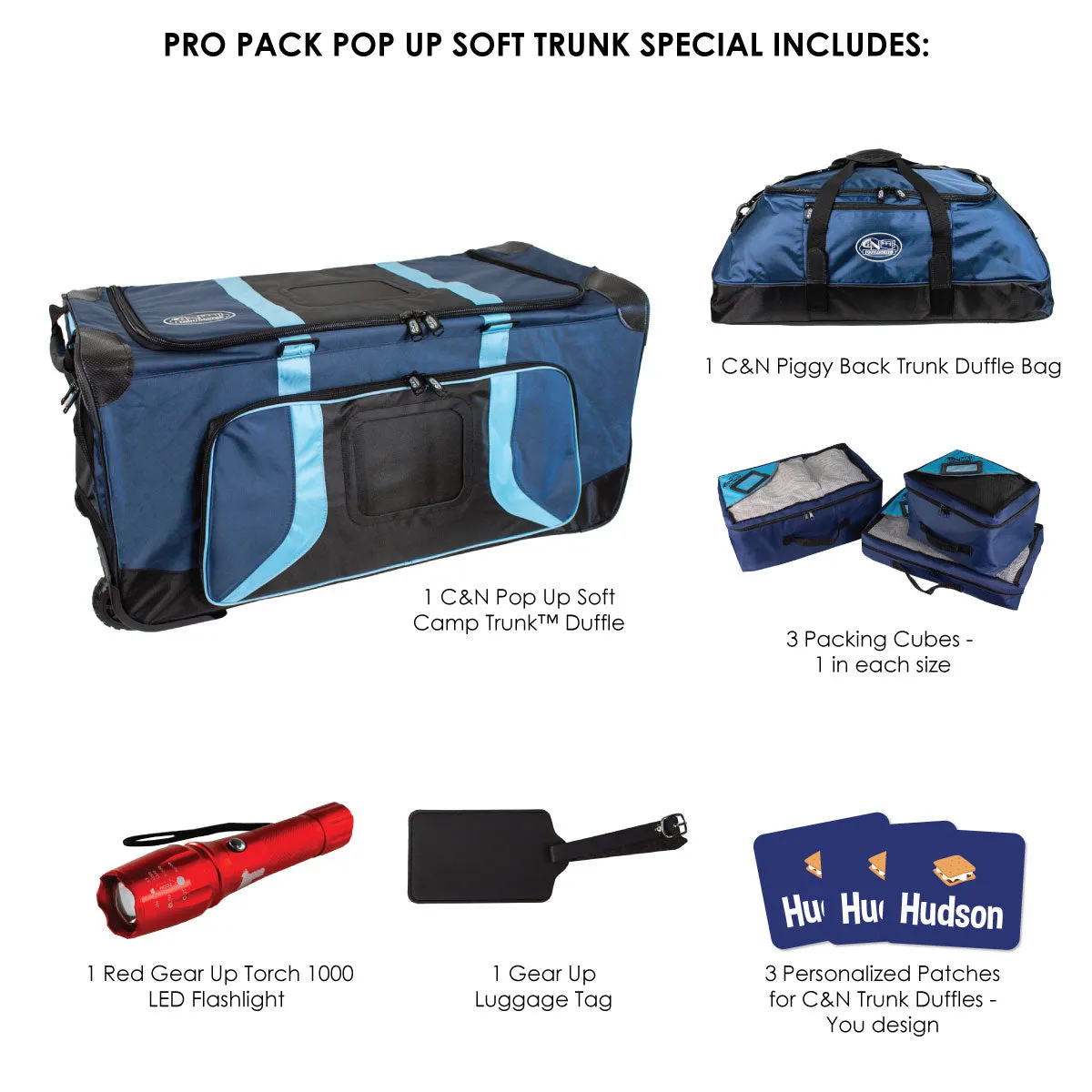Pro Pack Pop Up Soft Camp Trunk™ Duffle - $85  in Free Accessories!