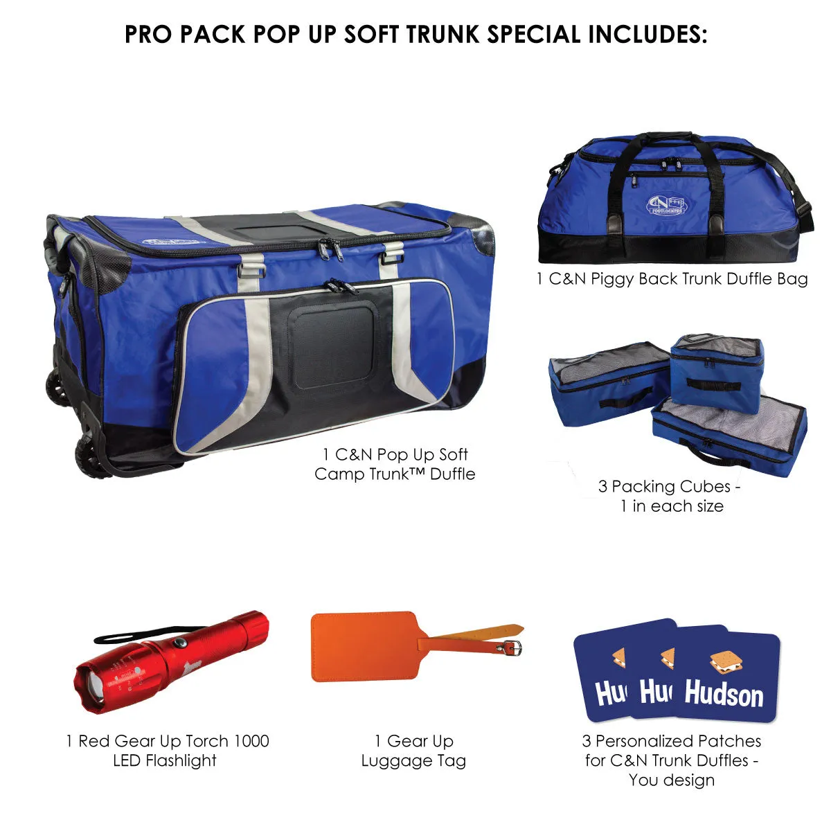 Pro Pack Pop Up Soft Camp Trunk™ Duffle - $85  in Free Accessories!