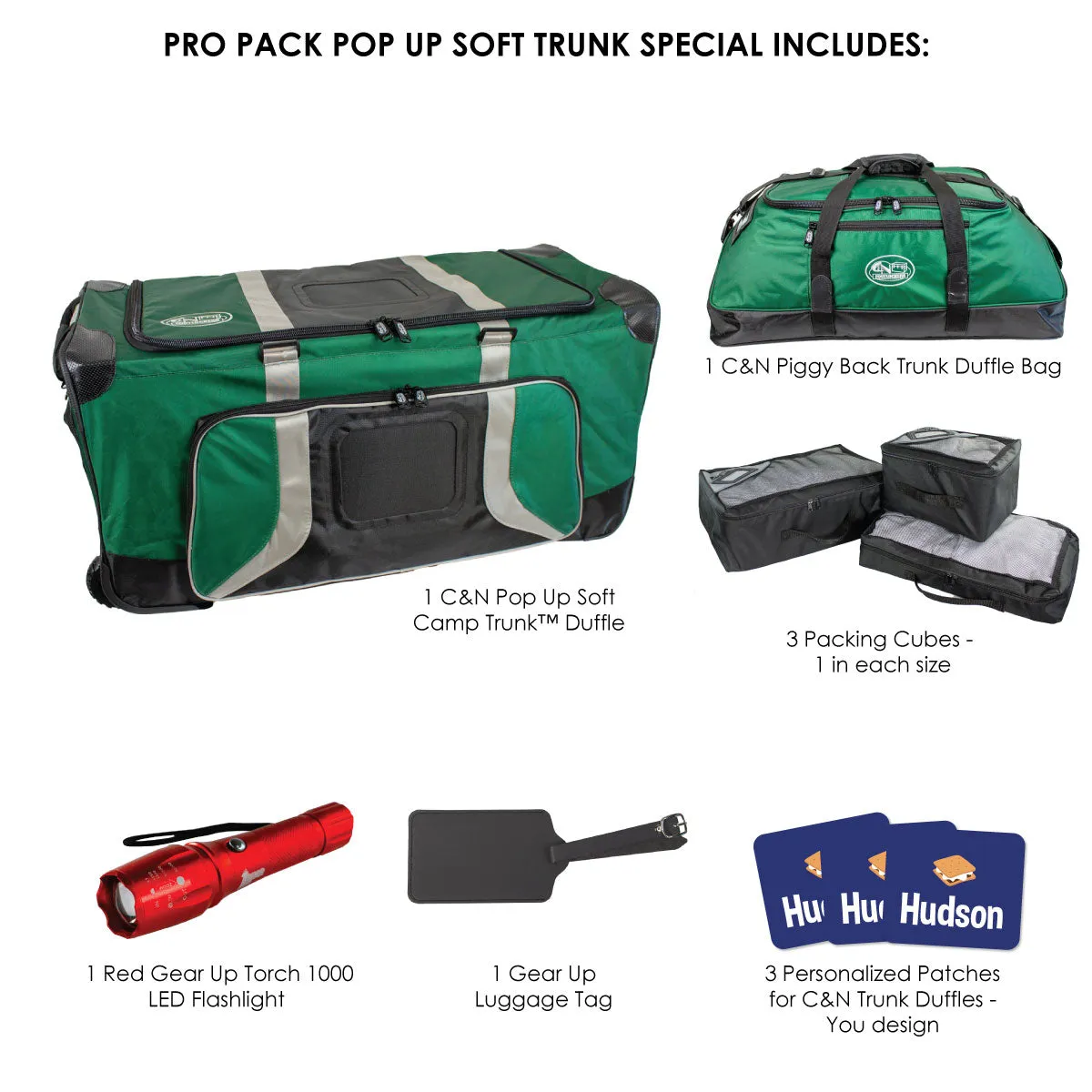 Pro Pack Pop Up Soft Camp Trunk™ Duffle - $85  in Free Accessories!