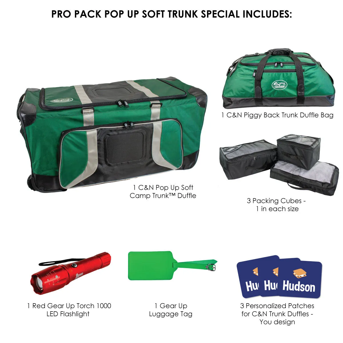 Pro Pack Pop Up Soft Camp Trunk™ Duffle - $85  in Free Accessories!