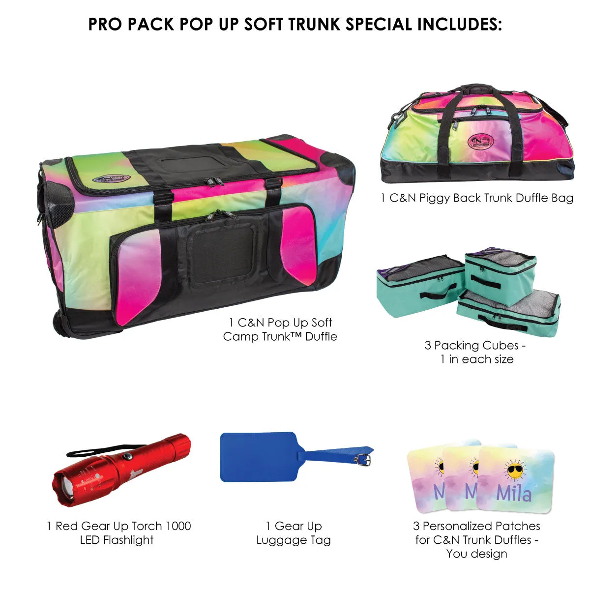 Pro Pack Pop Up Soft Camp Trunk™ Duffle - $85  in Free Accessories!