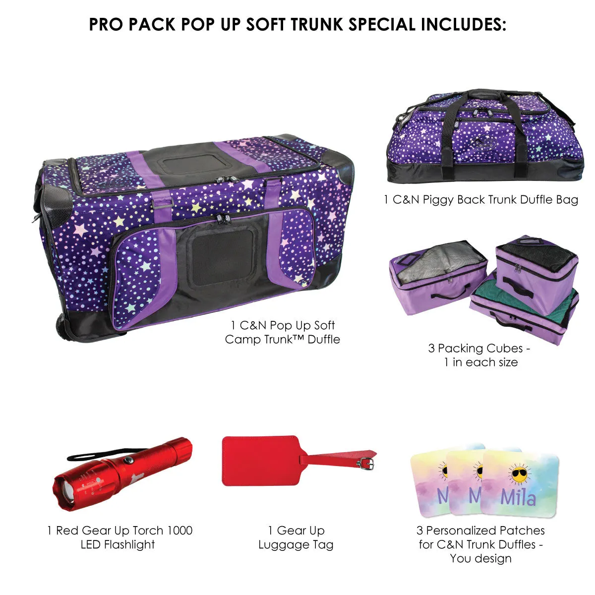 Pro Pack Pop Up Soft Camp Trunk™ Duffle - $85  in Free Accessories!
