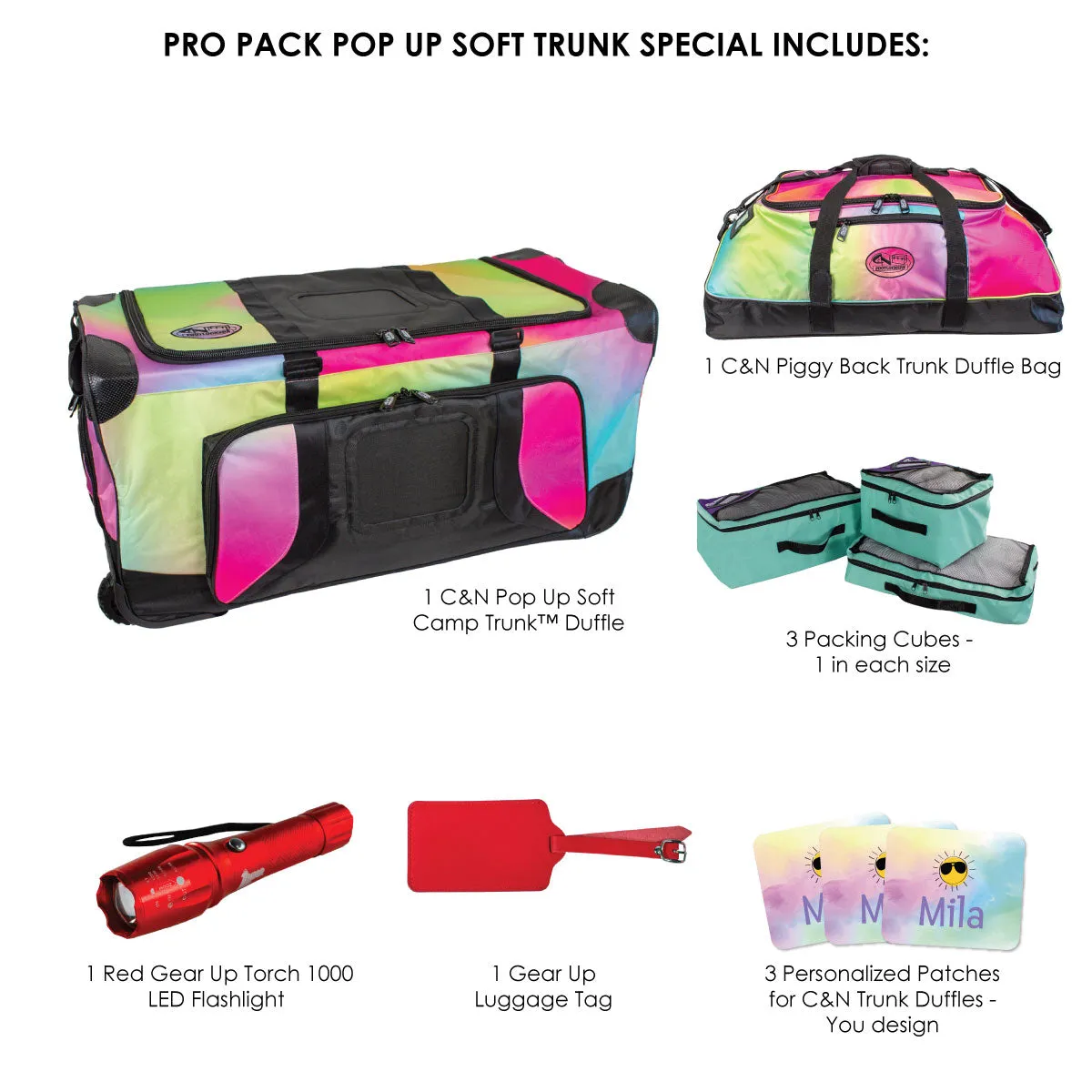 Pro Pack Pop Up Soft Camp Trunk™ Duffle - $85  in Free Accessories!