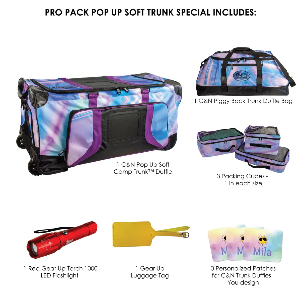 Pro Pack Pop Up Soft Camp Trunk™ Duffle - $85  in Free Accessories!