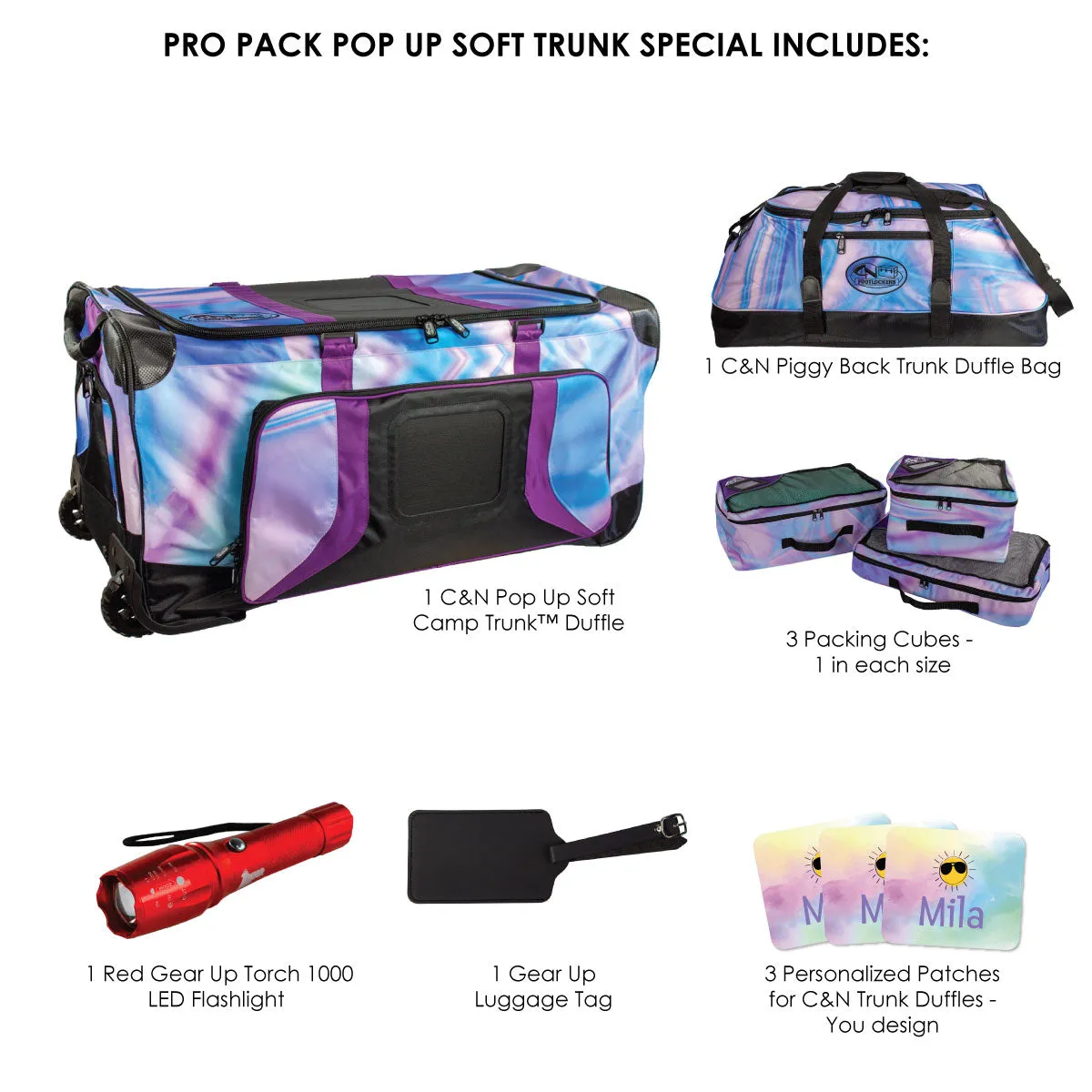 Pro Pack Pop Up Soft Camp Trunk™ Duffle - $85  in Free Accessories!