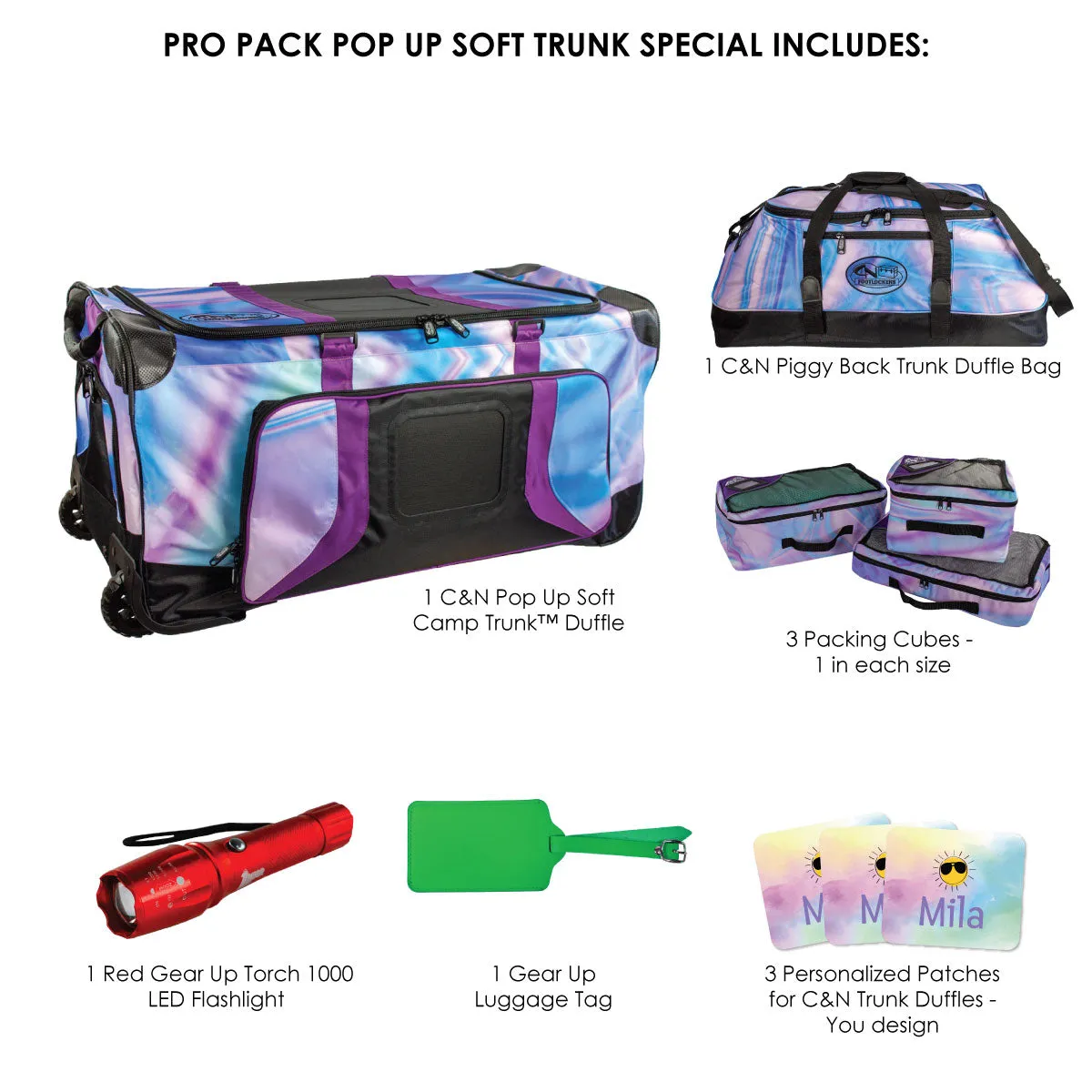 Pro Pack Pop Up Soft Camp Trunk™ Duffle - $85  in Free Accessories!