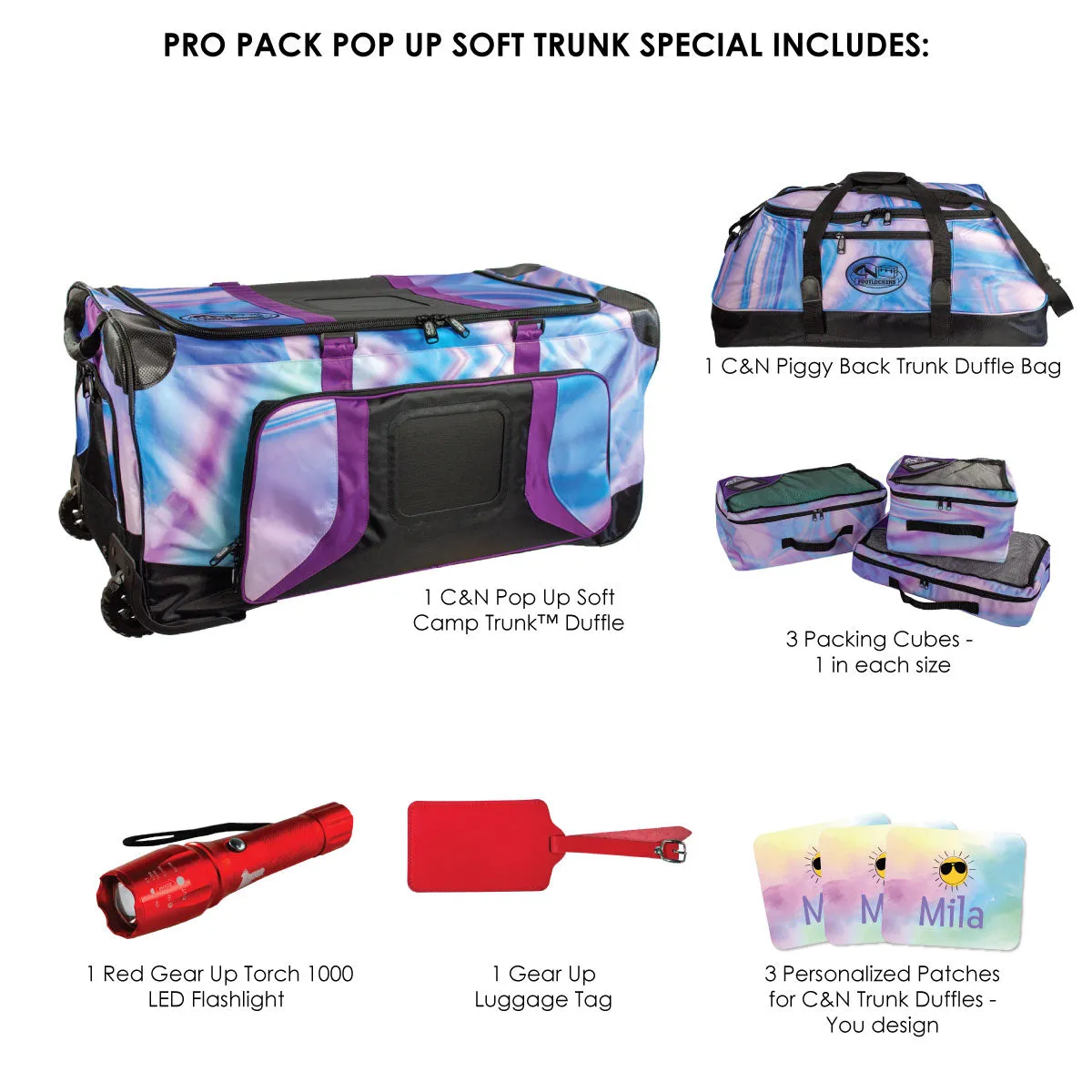 Pro Pack Pop Up Soft Camp Trunk™ Duffle - $85  in Free Accessories!