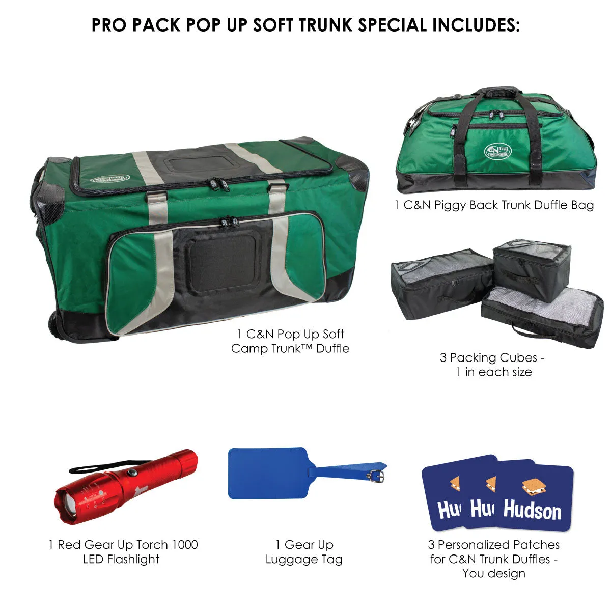 Pro Pack Pop Up Soft Camp Trunk™ Duffle - $85  in Free Accessories!
