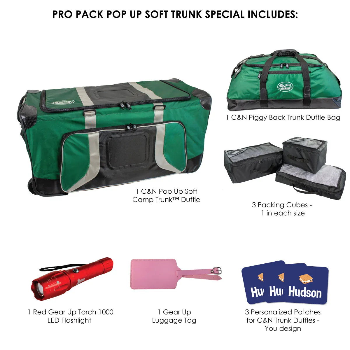 Pro Pack Pop Up Soft Camp Trunk™ Duffle - $85  in Free Accessories!