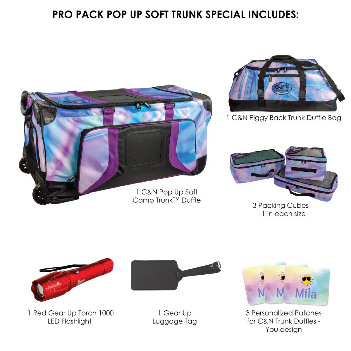 Pro Pack Pop Up Soft Camp Trunk™ Duffle - $85  in Free Accessories!