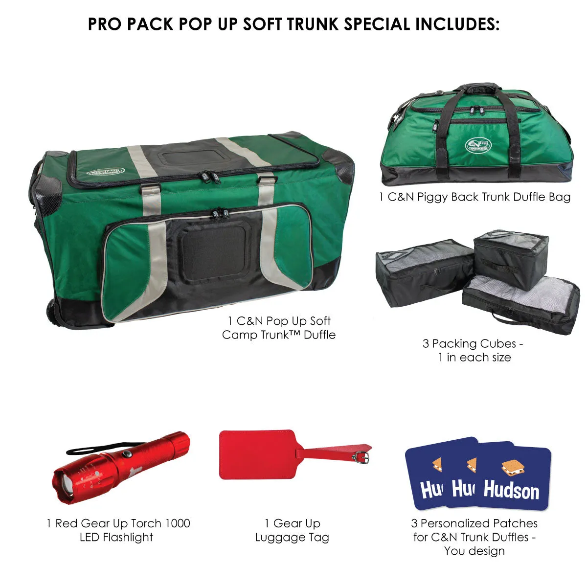 Pro Pack Pop Up Soft Camp Trunk™ Duffle - $85  in Free Accessories!