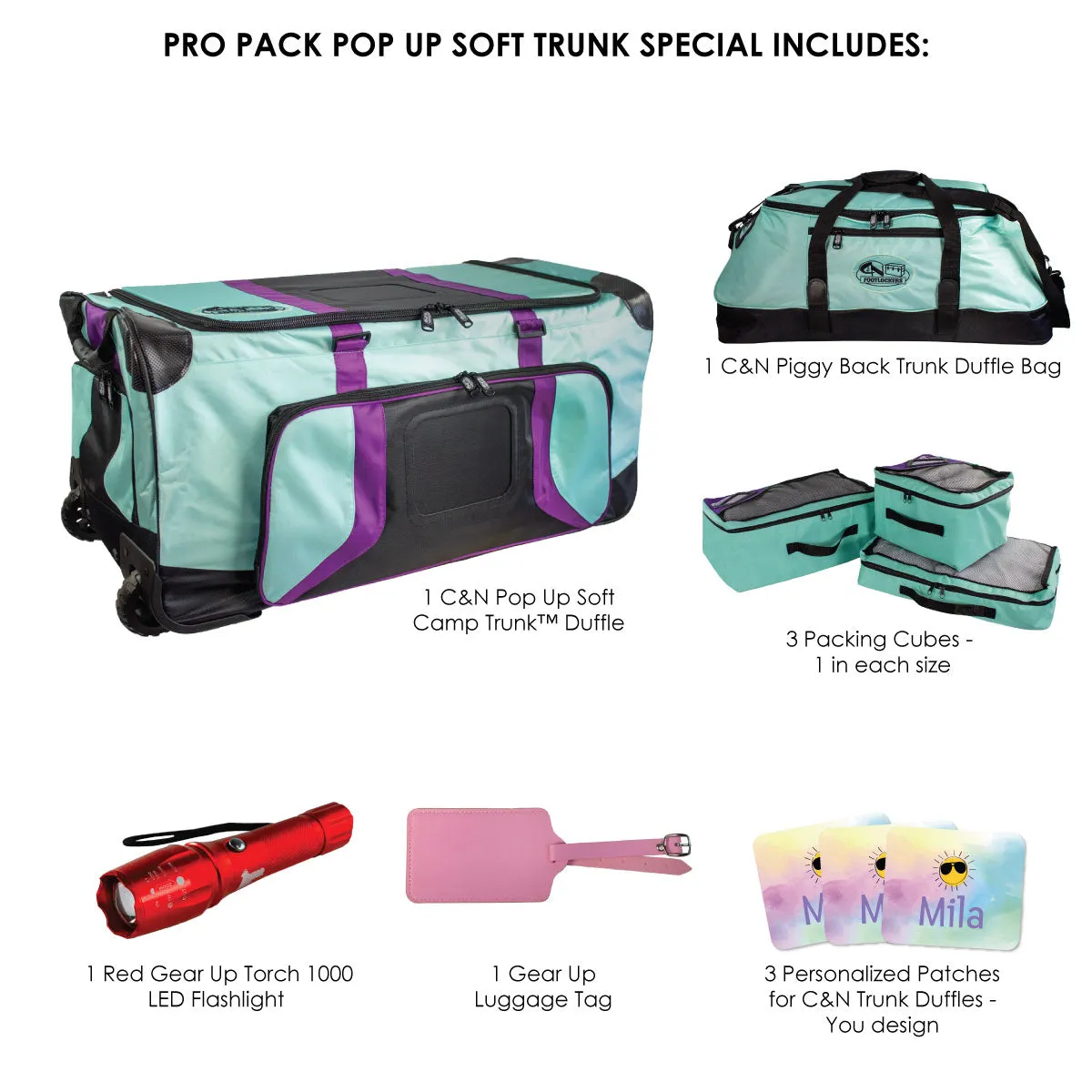 Pro Pack Pop Up Soft Camp Trunk™ Duffle - $85  in Free Accessories!