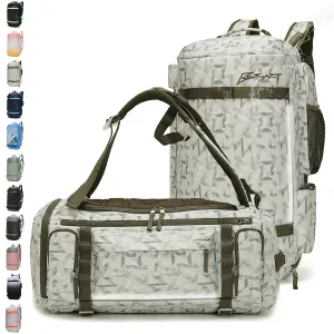 Professional assistance 50L with Exclusive savings Heavy Shoe Outdoor (XL) Gym Duffel - Men Extra Duty for Bag and Waterproof SMART Hiking, for Camping Compartment Sports, BE Backpack Large