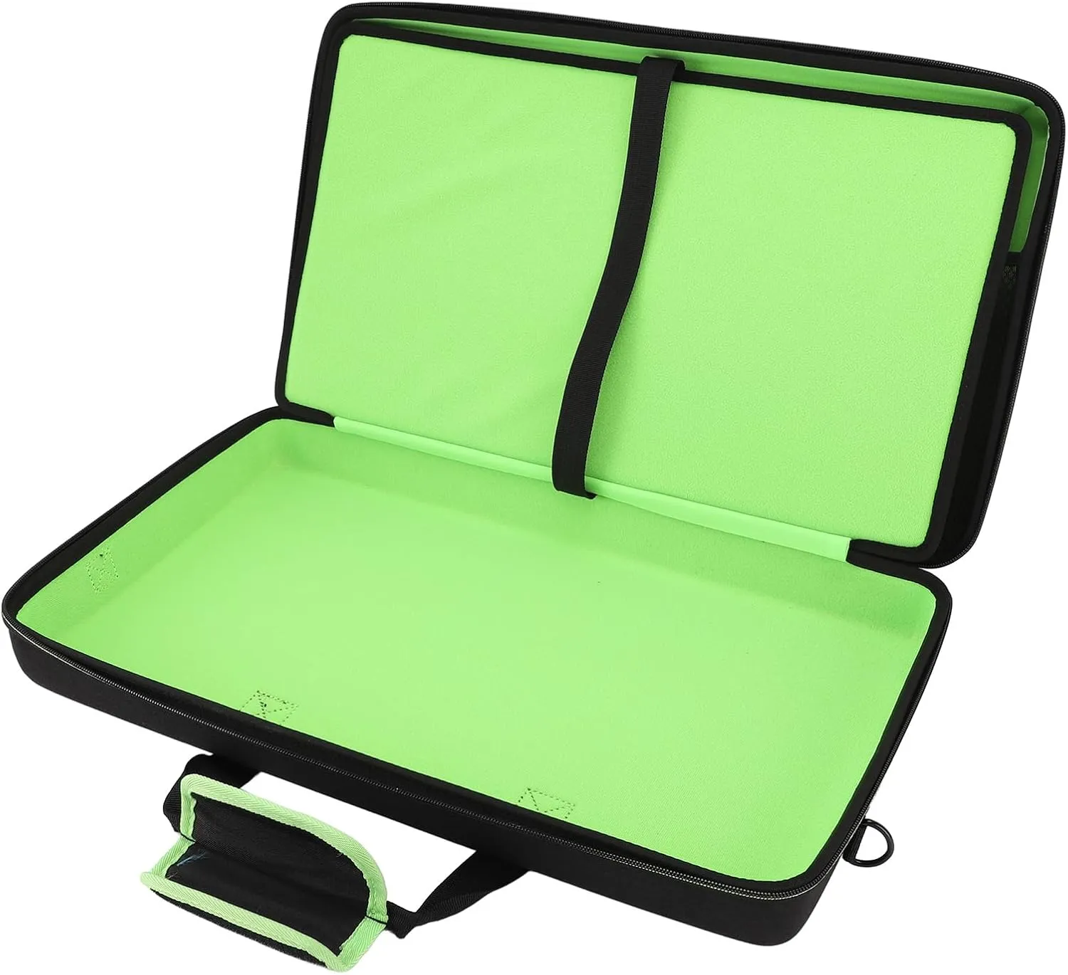 Professional DJ Controller Bag for Pioneer FLX4, DDJ-400, SB3, Padded Water Proof Travel Case with Laptop Compartment (15.6), EVA Protective Cover