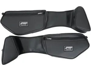 PRP UTV Door Bags with Knee Pads for Can-Am Commander 2021  | Easy Install on Door Frame, Large Storage Pockets, Water Resistant & Puncture Proof Design, Includes 2 Bags (R/L)