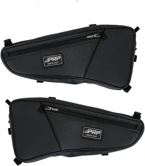 PRP UTV Door Storage Bags with Knee Pads for Polaris RZR 200 – Easy Install on Door Frame, Large Storage Pockets, Water Resistant & Puncture Proof Design, Includes 2 Bags (R/L)