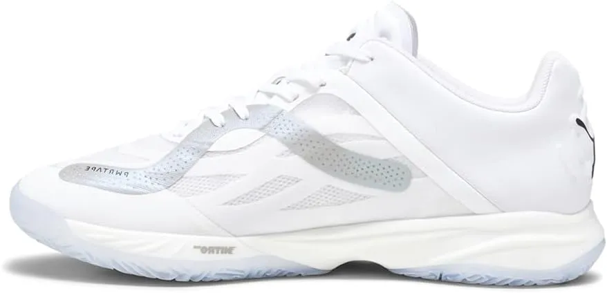 Puma Mens Accelerate Nitro Sqd Racquet Sports Sneakers Shoes - White