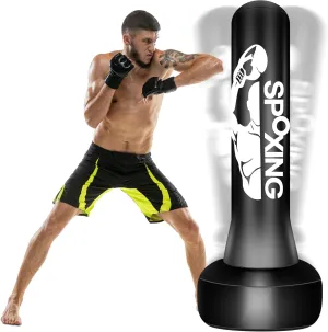 Punching Bag Stand, 70" Freestanding Punching Bag for Adults, Boxing Bag with Stand for Teens Men Women MMA Thai Fitness Karate Muay Beginners