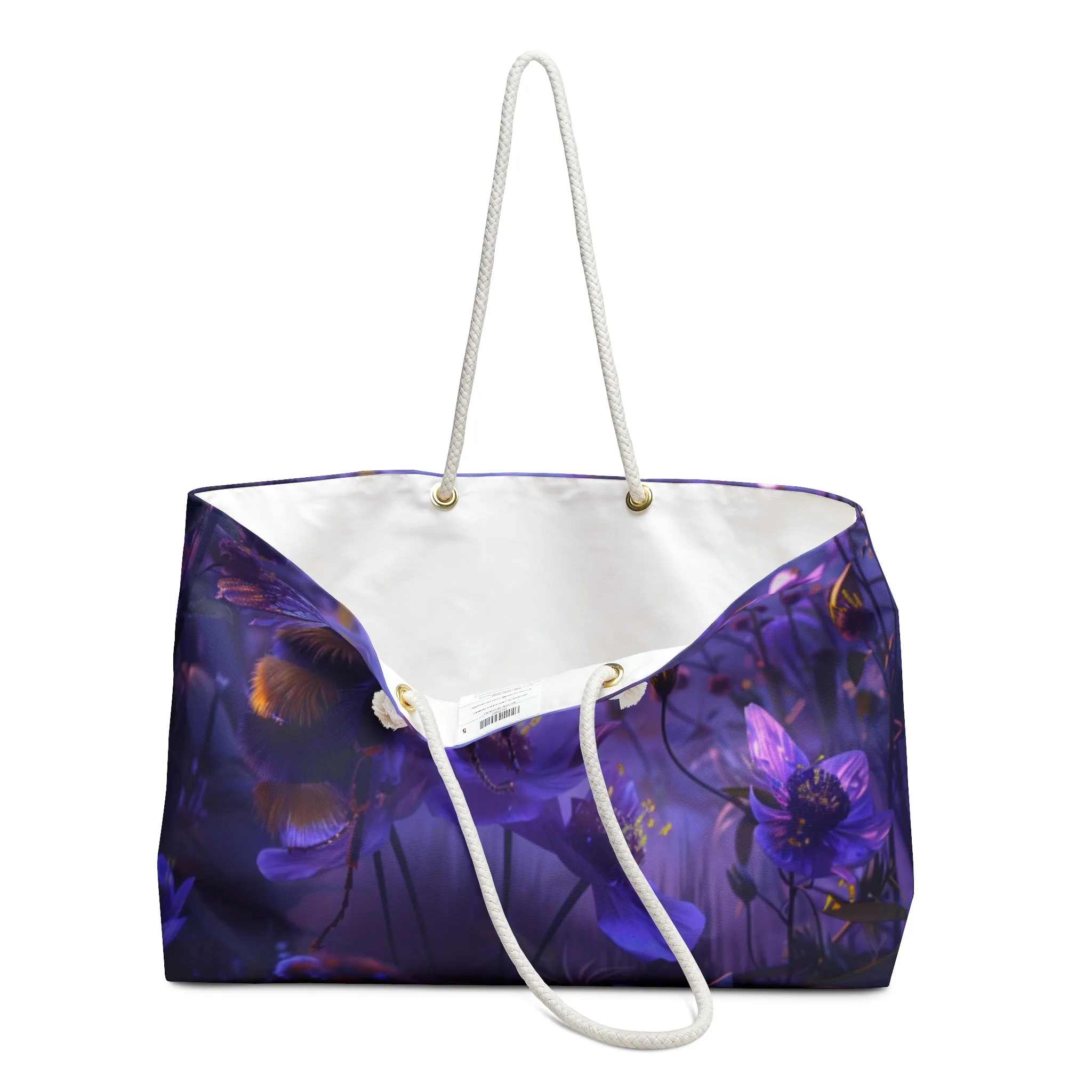 Purple Bee Weekender Bag