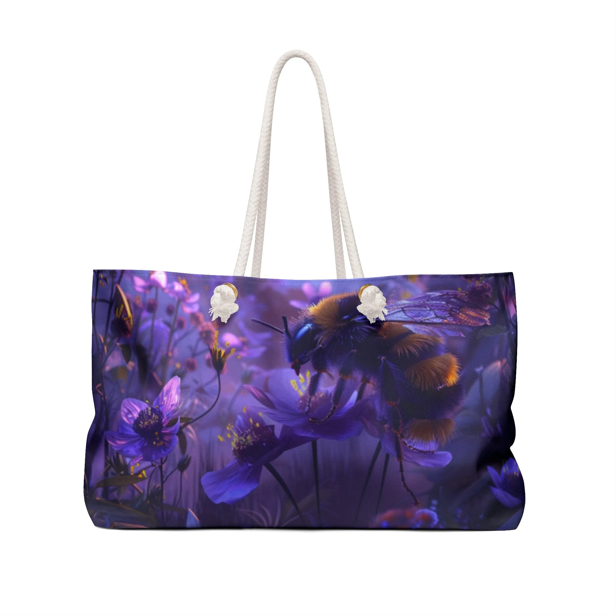 Purple Bee Weekender Bag