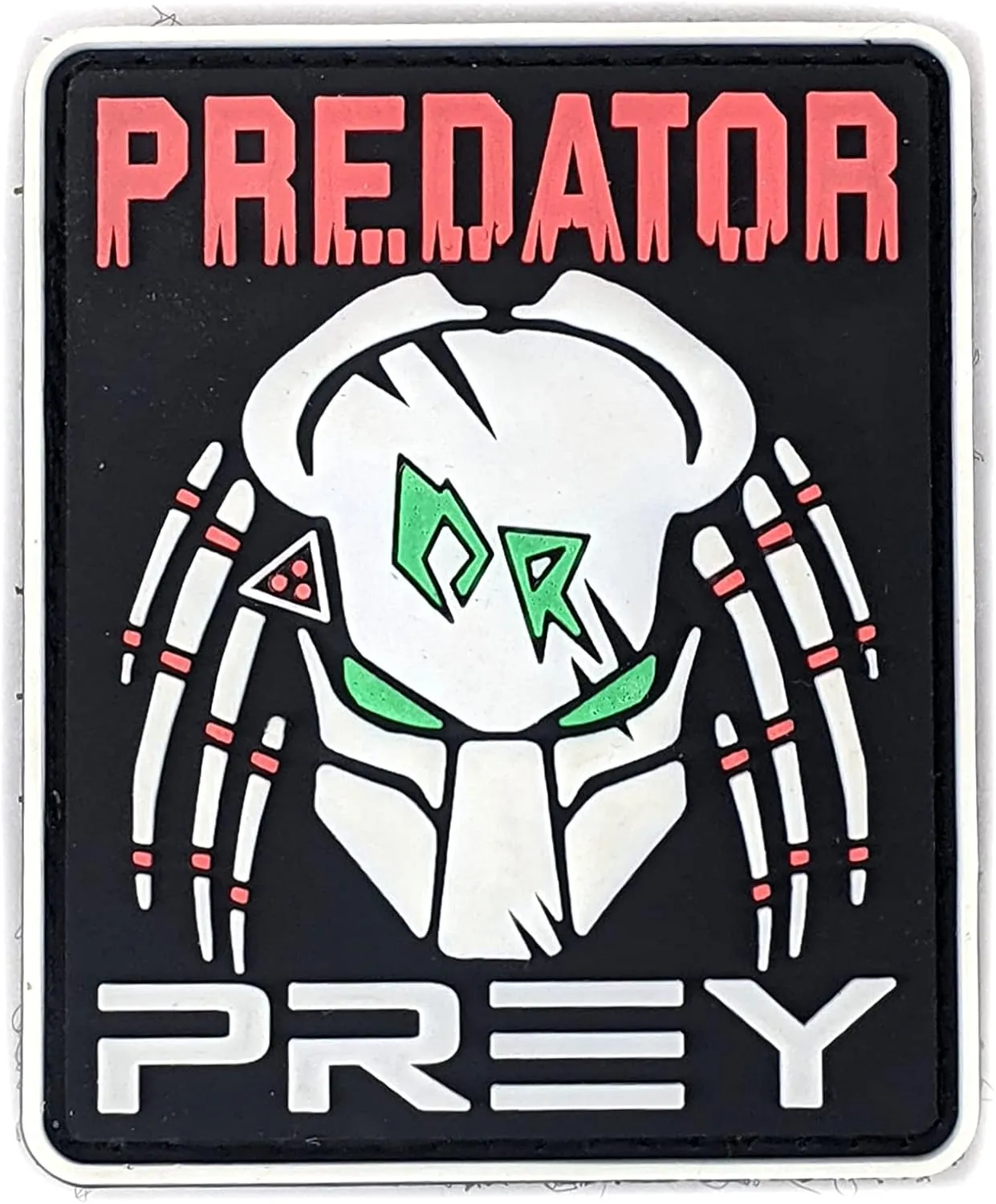 PVC Morale Patch - 2''x2.5'' Predator OR Prey, glow in the dark