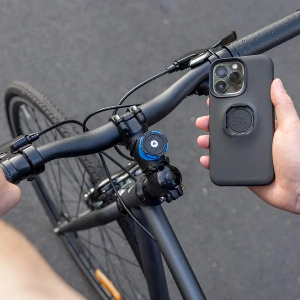 Quad Lock Stem/Handlebar Bike Mount Kit with iPhone XR