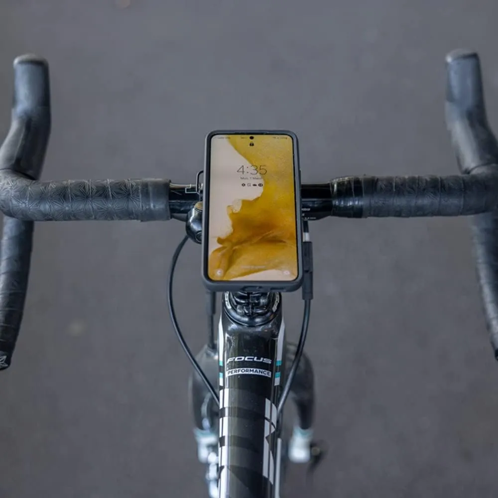 Quad Lock Stem/Handlebar Bike Mount Kit with iPhone XR