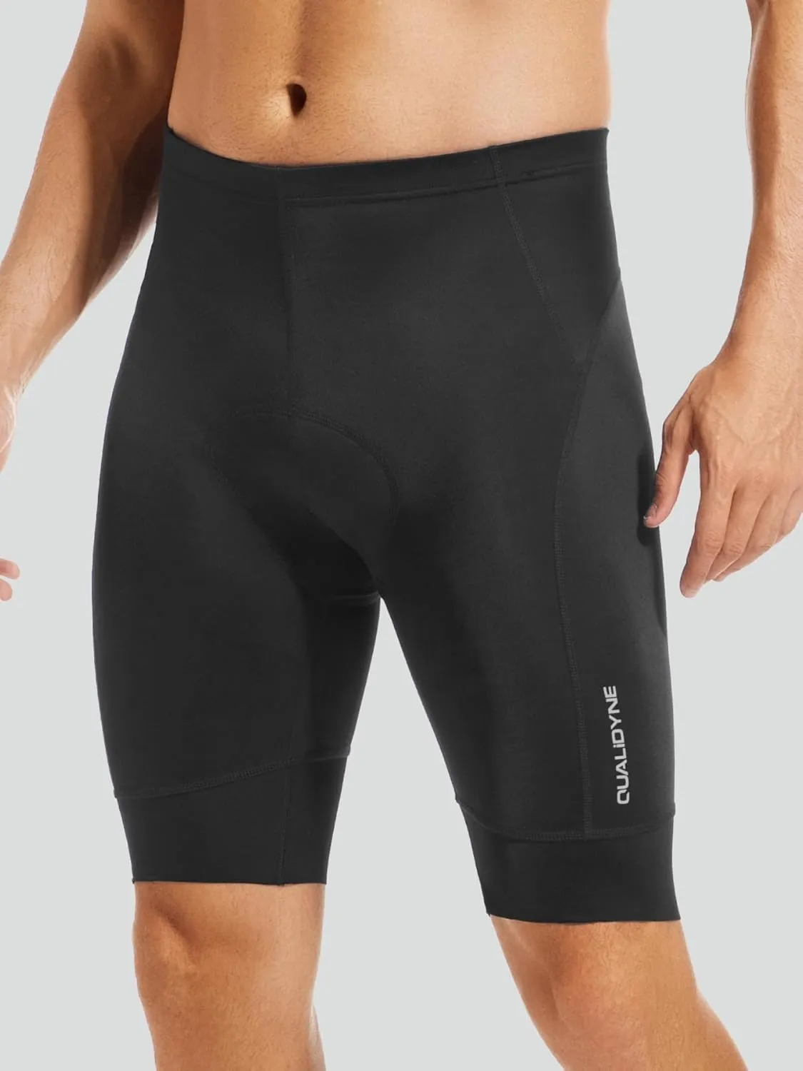 Qualidyne Men's Cycling Bike Shorts 3D Padded Biking Pants Cycle Shorts
